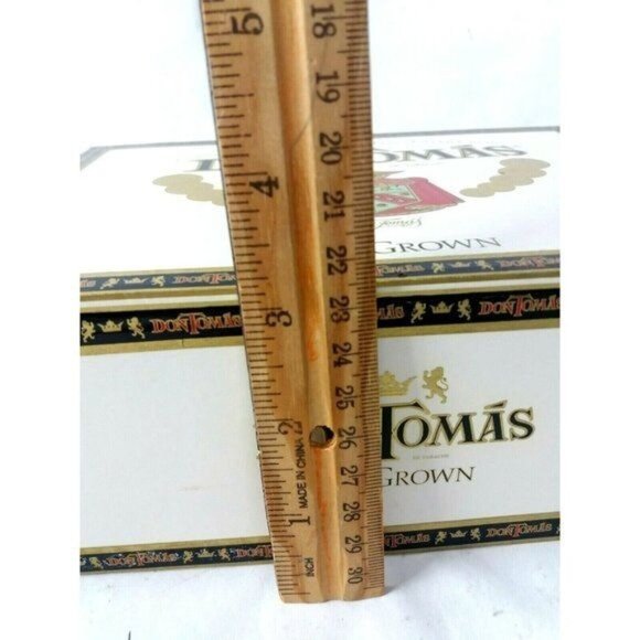 Don Tomas Wooden Cigar Box Empty Room Decor Handmade Display Storage - Picture 8 of 8